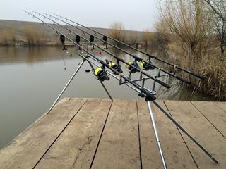 4 lansete Shimano Beastmaster BX 3.9m 3.5lbs