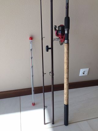 Lanseta feeder+mulinetă shimano 