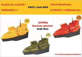12 RATE ! aFISH3 Navomodel modular cu 3 cuve 