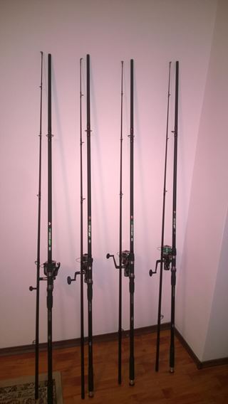 Vand 4 lansete Carp Beater3.60/3lbs+4 mulinete carp free
