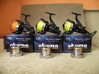 Vand 3 mulinete Okuma Powerliner 1065 Pro