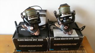 Vând 2 mulinete Cormoran Black Master 5000 8 PIF