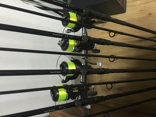 Set 4xDaiwa black widow 3.60m 3lbs