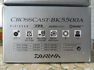 mulineta Daiwa Crosscast Black 5500