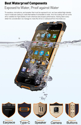 Telefon Ulefone Armor, 6GB RAM 64GB ROM rezistent la apa