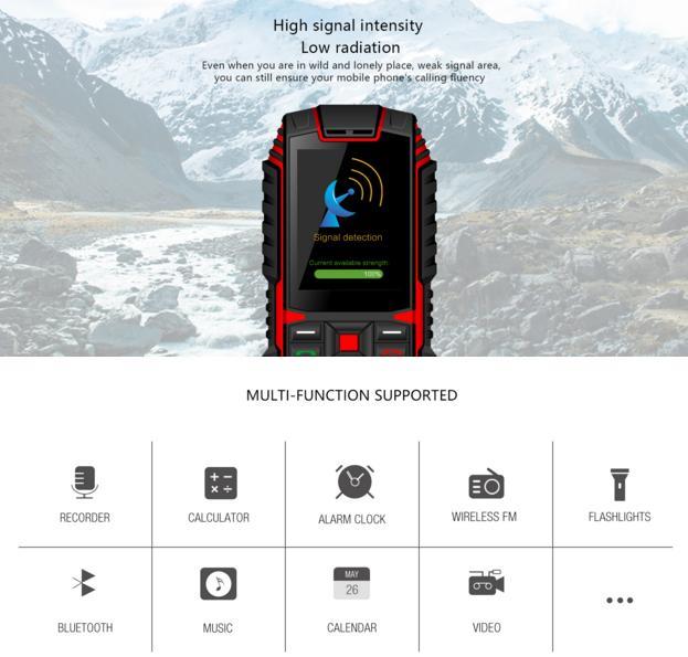  - Telefon dual sim robust, protejat la șocuri, la praf si apa IP68