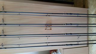 4 Lansete Daiwa Regal + 4 Mulinete Mitchell