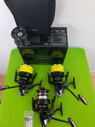 3 mulinete shimano aerotechnium MGS xtb 12000