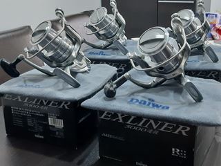 4 mulinete Daiwa Exliner 5000 surf