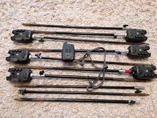 Set senzori pescuit cu statie