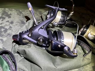 Mulinete Shimano BBLC/ Sac Nash pat dormit Nash