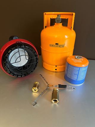 Incalzitor gaz , mr heater + adaptoare + butelie