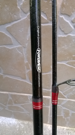 Lanseta Daiwa Powermesh+mulineta daiwa regal