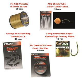 38% Reducere ! Set accesorii crap ACE LIN005