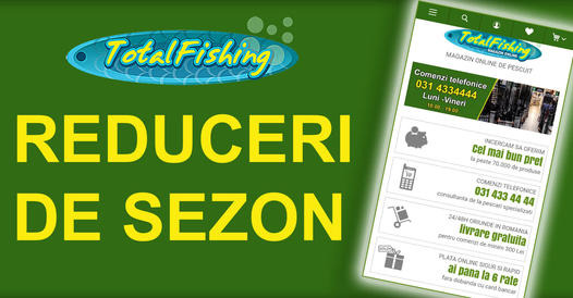 reduceri de sezon totalfishing