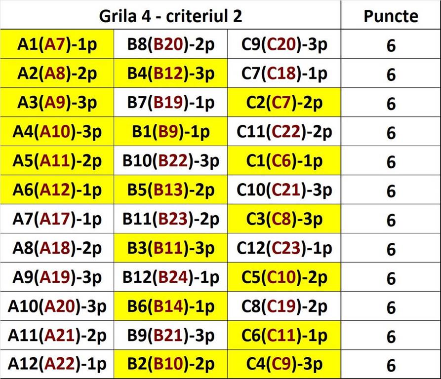 grila semifinala campionat agvps