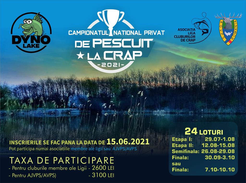 Campionatul National de Pescuit la Crap 2021