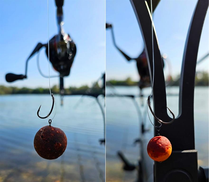 monturi cu boilies semi flotant