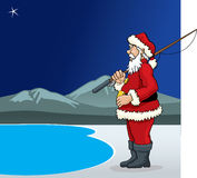 santa-claus-fisherman-illustration-fishing-reel-lake-35790265.jpg