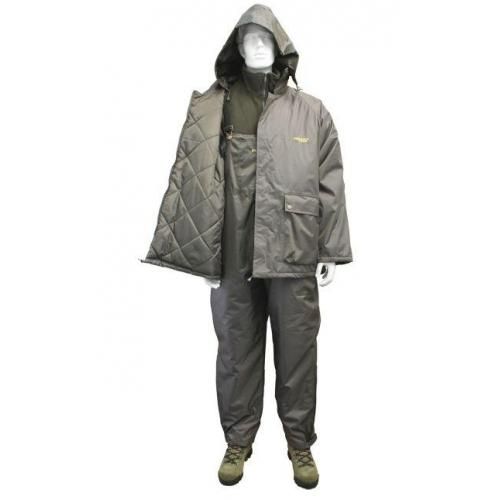 Costum Energoteam Thermo, Verde Kaki, marimea L ( folosit de 2 ori, are inscriptionat ceva de concurs pe spate )