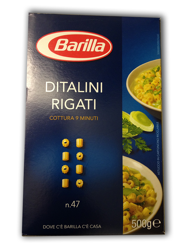 Barilla 47 ditalini rigati